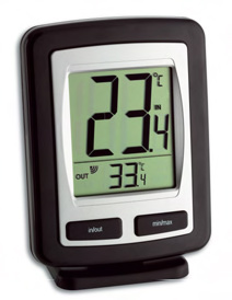 �Zoom� digitale zender gestuurde binnen/buiten thermometer